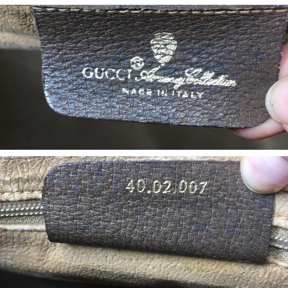 Authentic Gucci brown Boston satchel bag - Picture 12 of 15